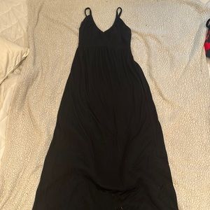 Old Navy Black Maxi stretch dress